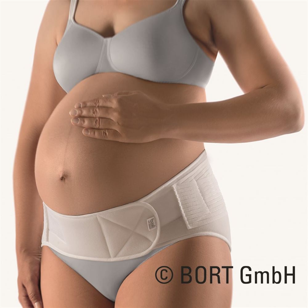 BORT Rückenbandage für Schwangere Gr2 weiss