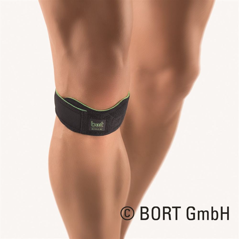 BORT Patella Sehnenband Sport Gr2 schwarz/grün
