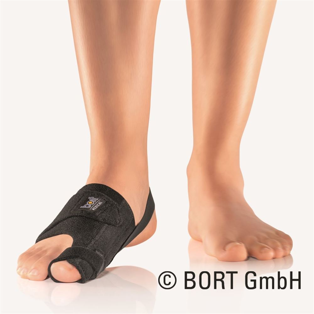 BORT Valco Soft Hallux-Valgus-Schien S rech schw
