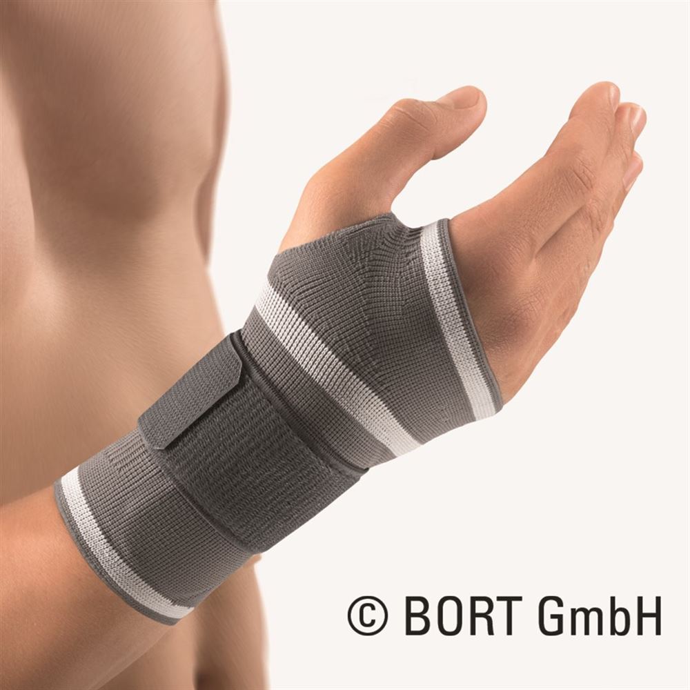 BORT ActiveMed Handgelenkband XL links mineralgr