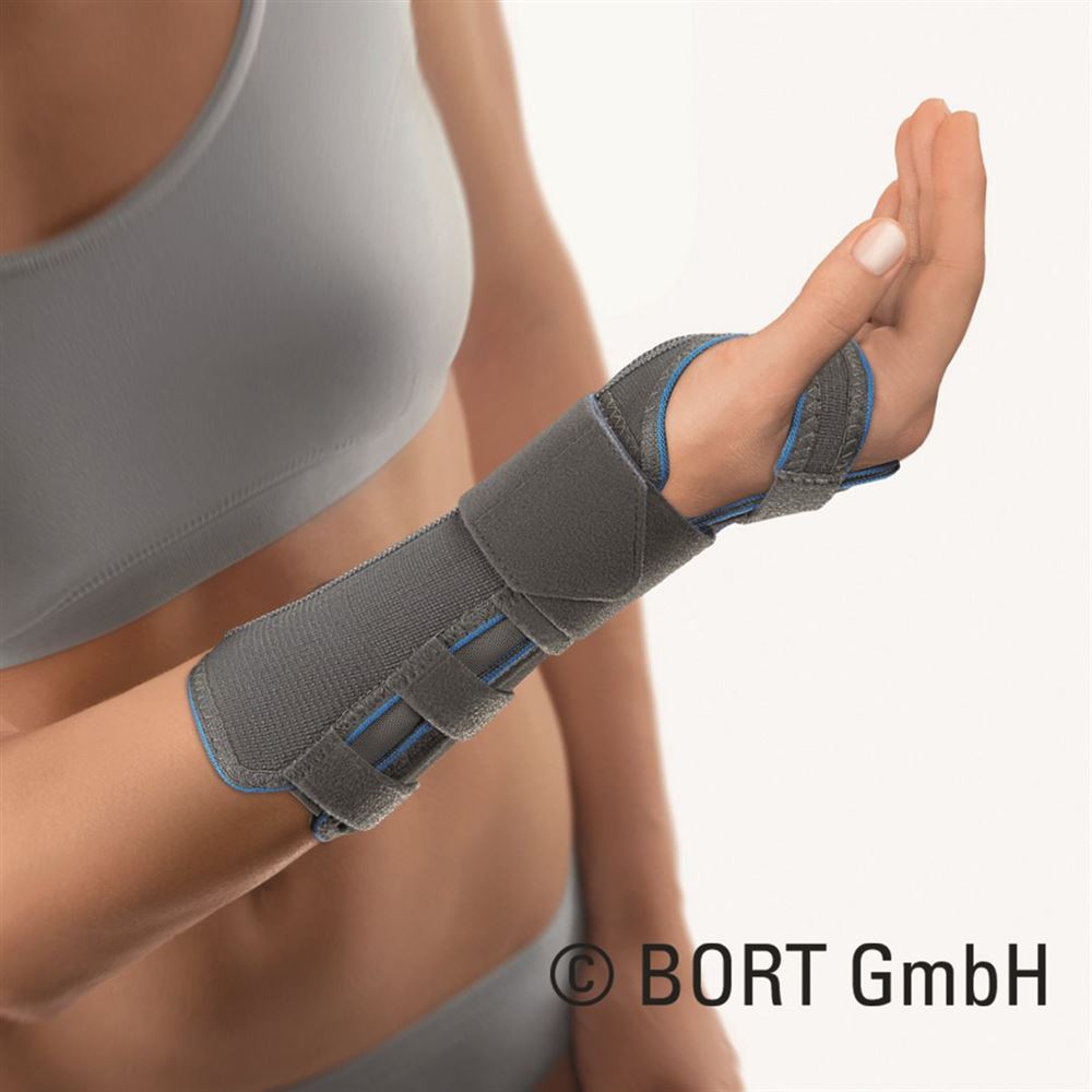 BORT Arm- und Handgelenkschiene S rechts grau