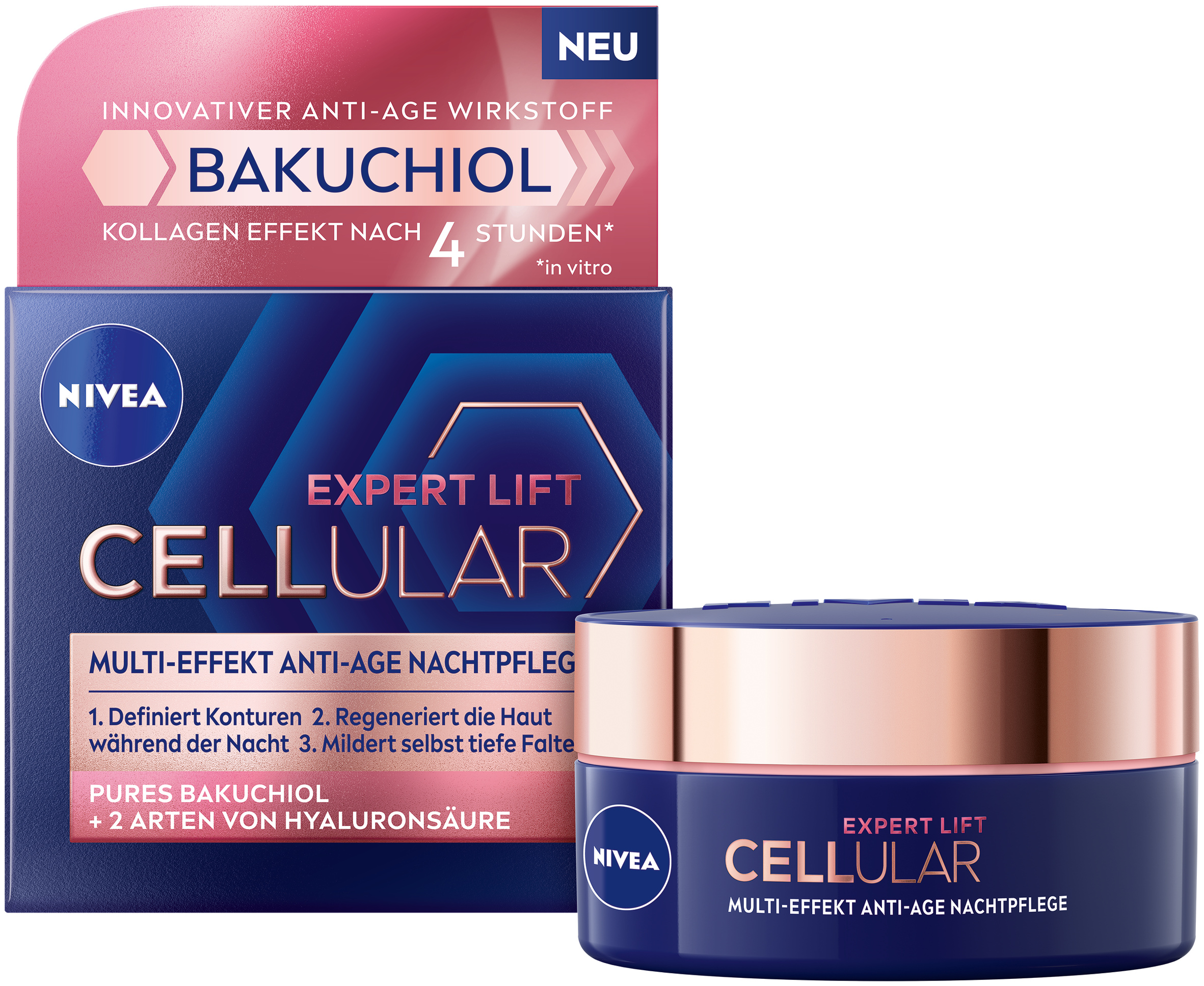 NIVEA Cell Exp Lift AA Nachtpfl Topf 50 ml