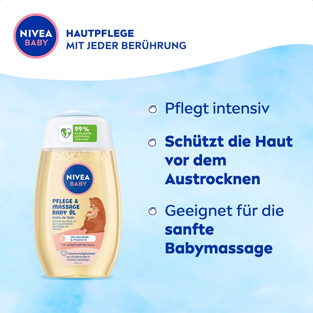 NIVEA BABY Pflege-&Massageöl Fl 200 ml