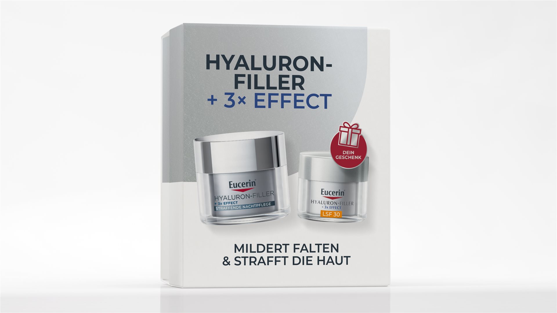 EUCERIN XMAS Set Hyal-Fill Nachtpflege