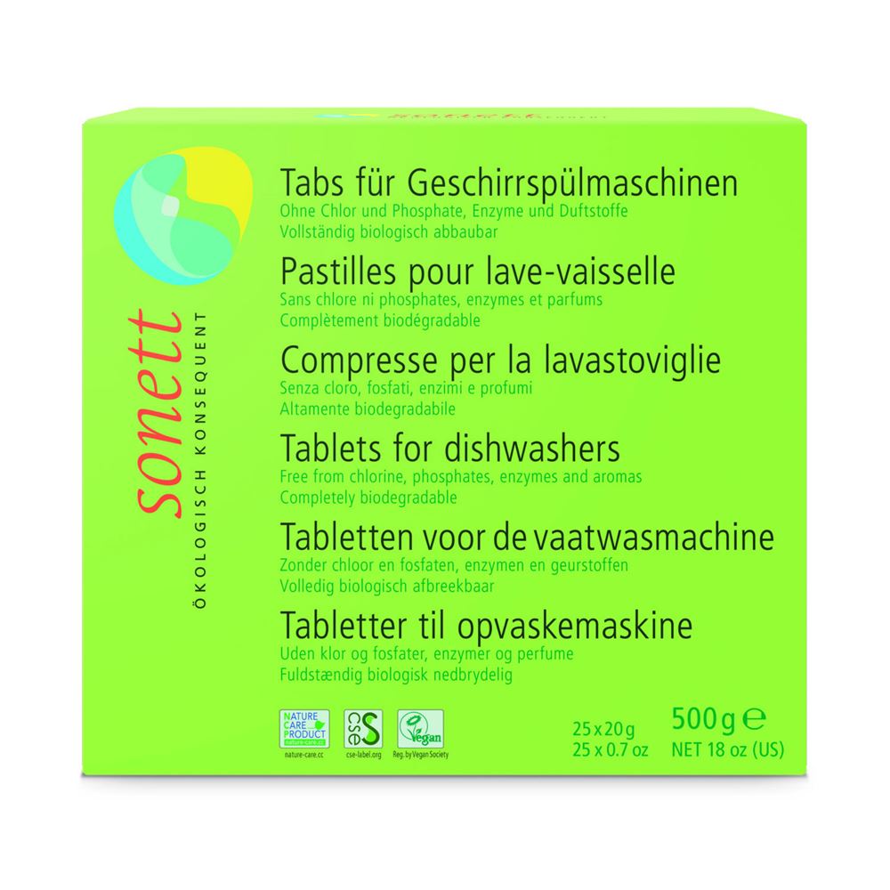 SONETT Tabs für Geschirrspülmaschine 25 x 20 g