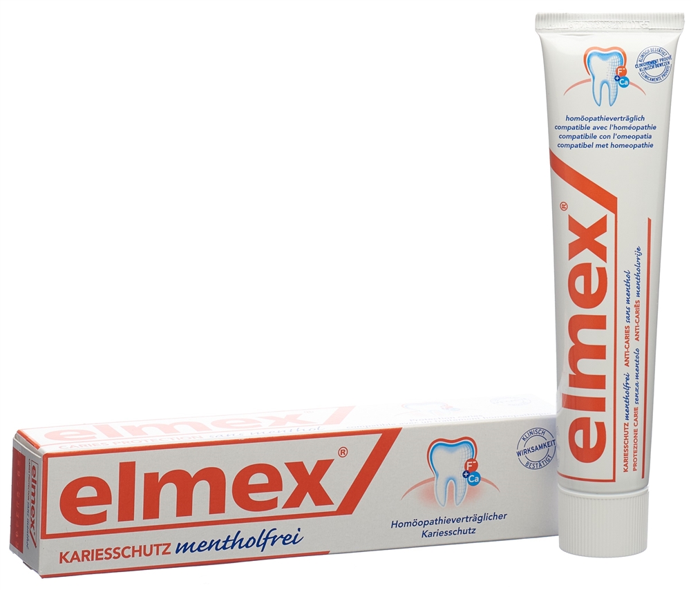 ELMEX KARIESSCHUTZ Zahnpasta mentholfrei 75 ml