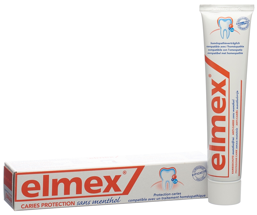 ELMEX KARIESSCHUTZ Zahnpasta mentholfrei 75 ml