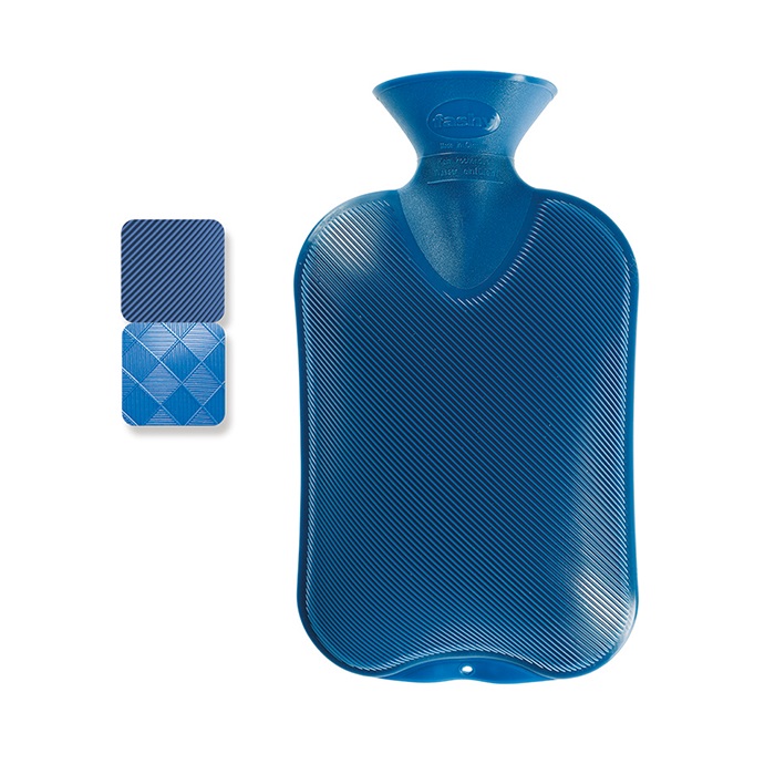FASHY Wärmflasche 2l Halblamelle Saphir