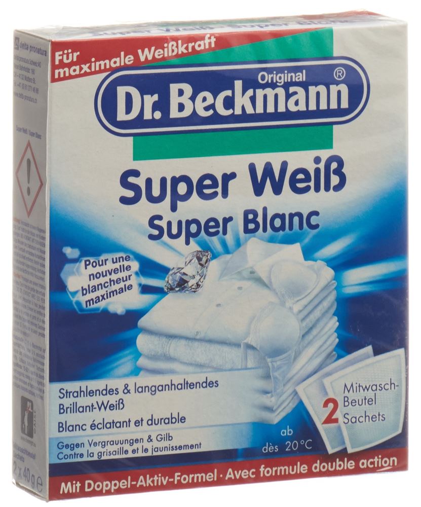 DR BECKMANN Super weiss 2 x 40 g