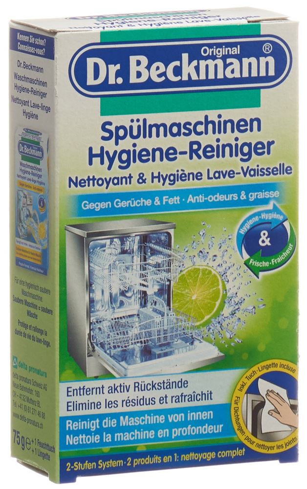 DR BECKMANN Spülmaschinen Hygiene-Reiniger 75 g