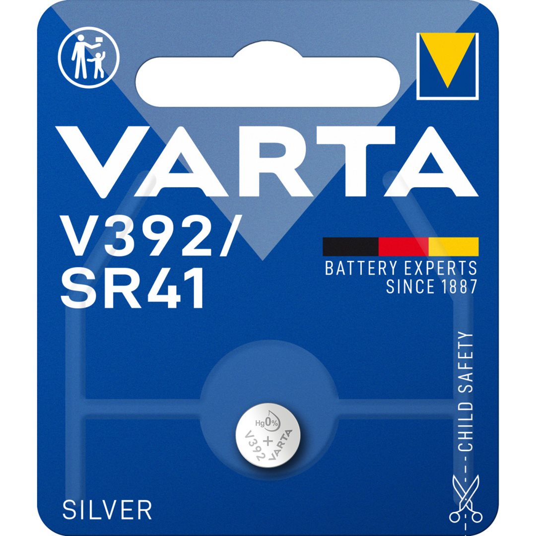 VARTA Knopfzelle Silver V392/SR41