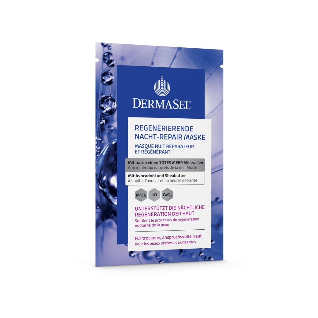 DERMASEL Maske Nacht Repair D/F Btl 12 ml