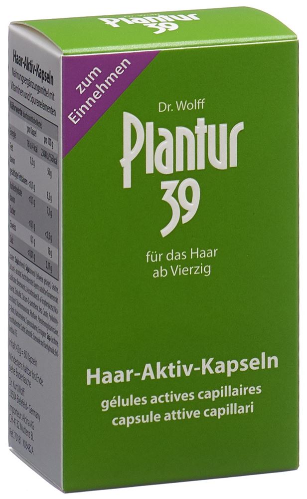 PLANTUR 39 Haar-Aktiv-Kapseln 60 Stk