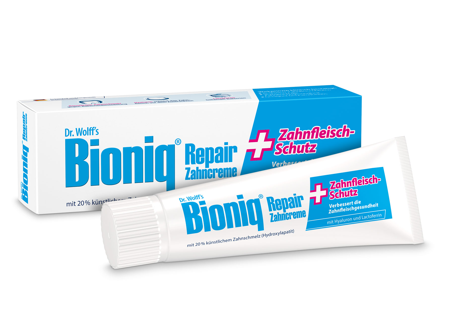BIONIQ Repair Zahncreme Zahnfleisch Schutz 75 ml