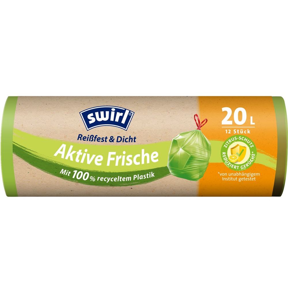 SWIRL Müllbeutel Aktive Frische 20l 12 Stk