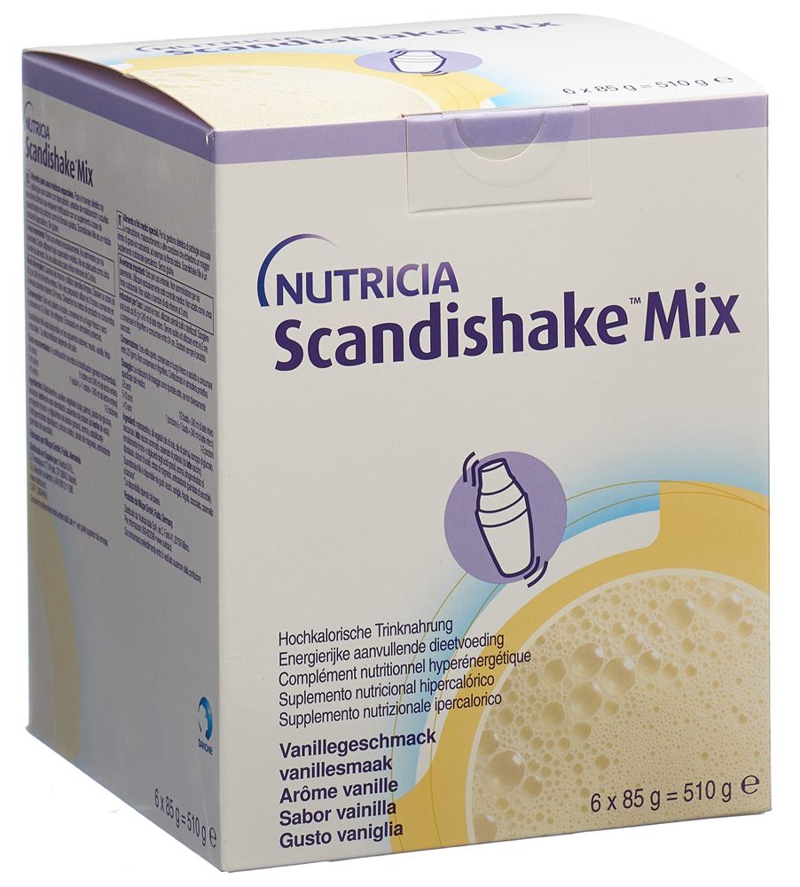 SCANDISHAKE Mix Plv Vanille 6 Btl 85 g