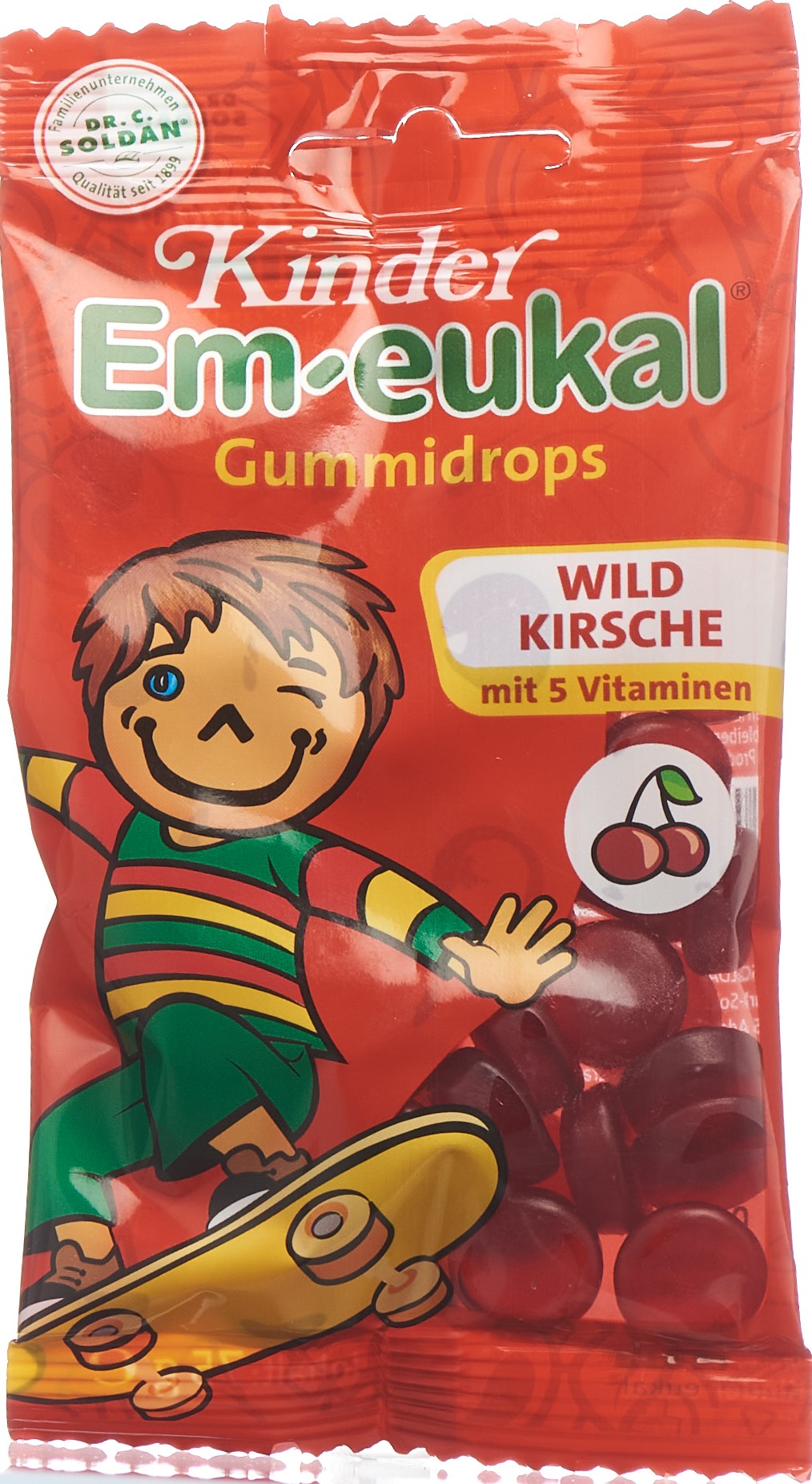 SOLDAN EM-EUKAL Kids Gumdrops Wildkirsche 75 g