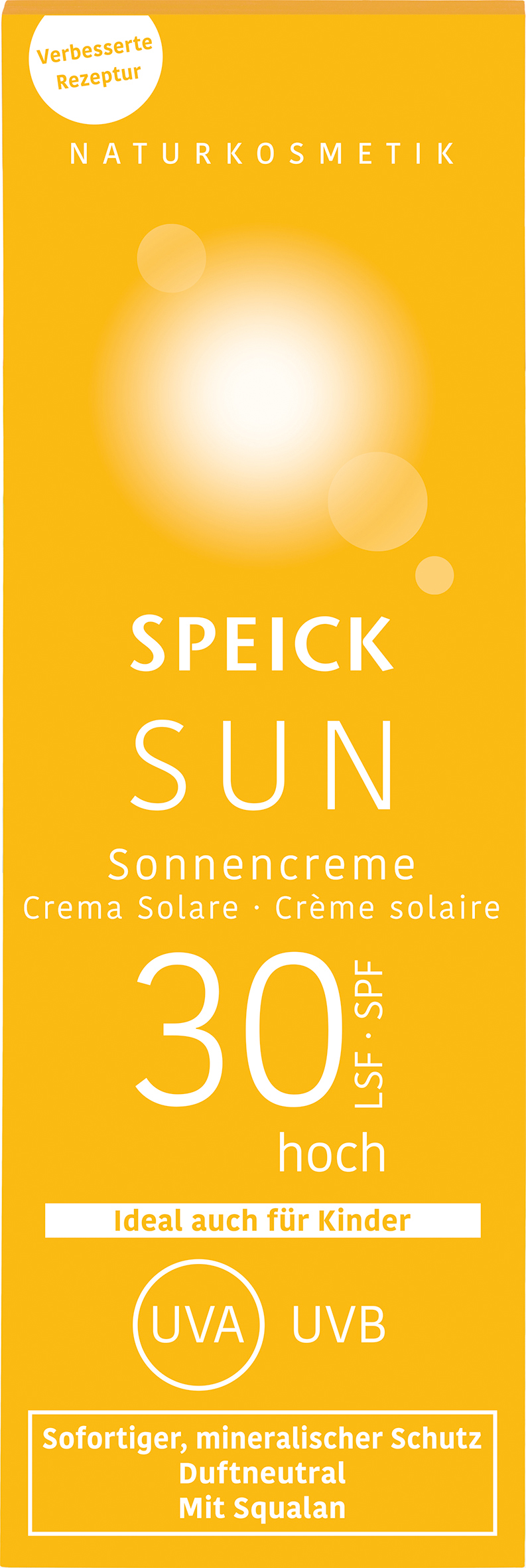 SPEICK Sonnencreme LSF30 Tb 60 ml