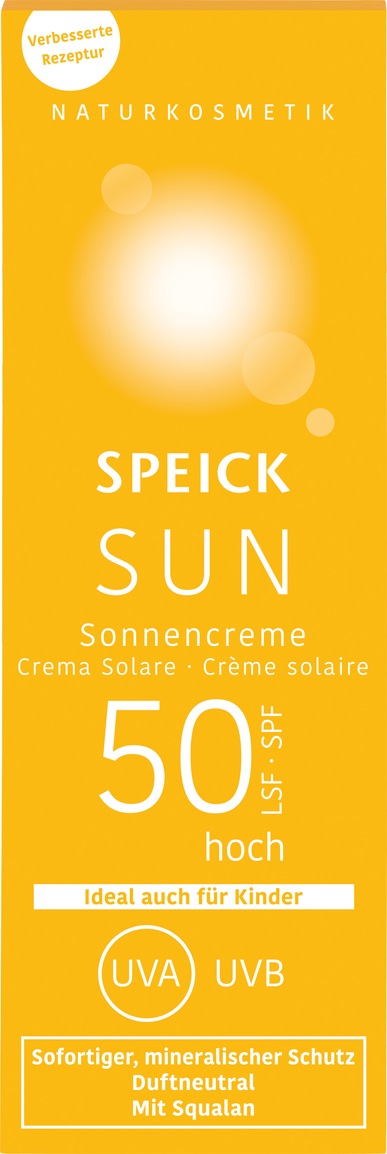 SPEICK Sonnencreme LSF50 Tb 60 ml