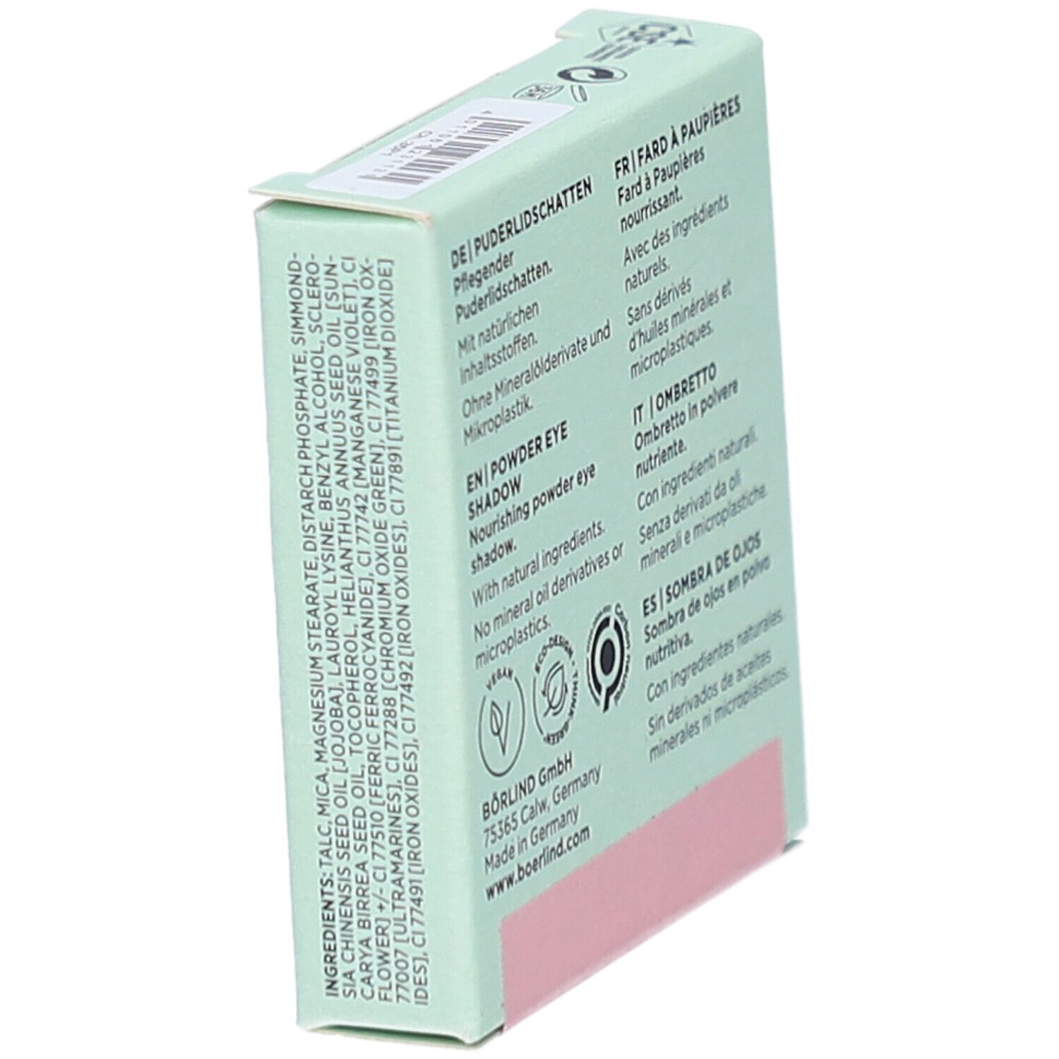 BÖRLIND Puderlidschatten Light Rose