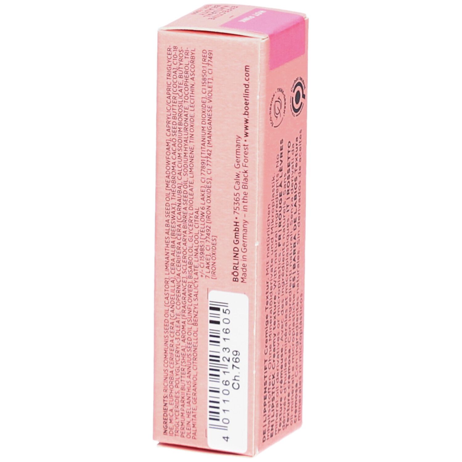 BÖRLIND Lippenstift Hot Pink