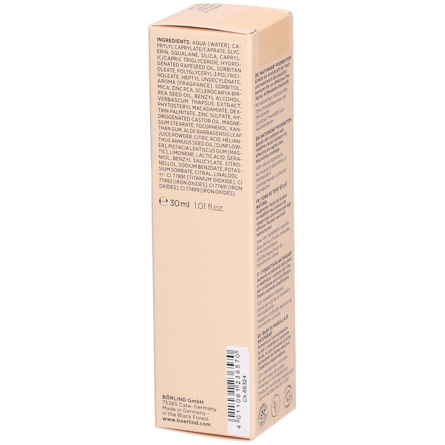 BÖRLIND Natuwear Foundation Light