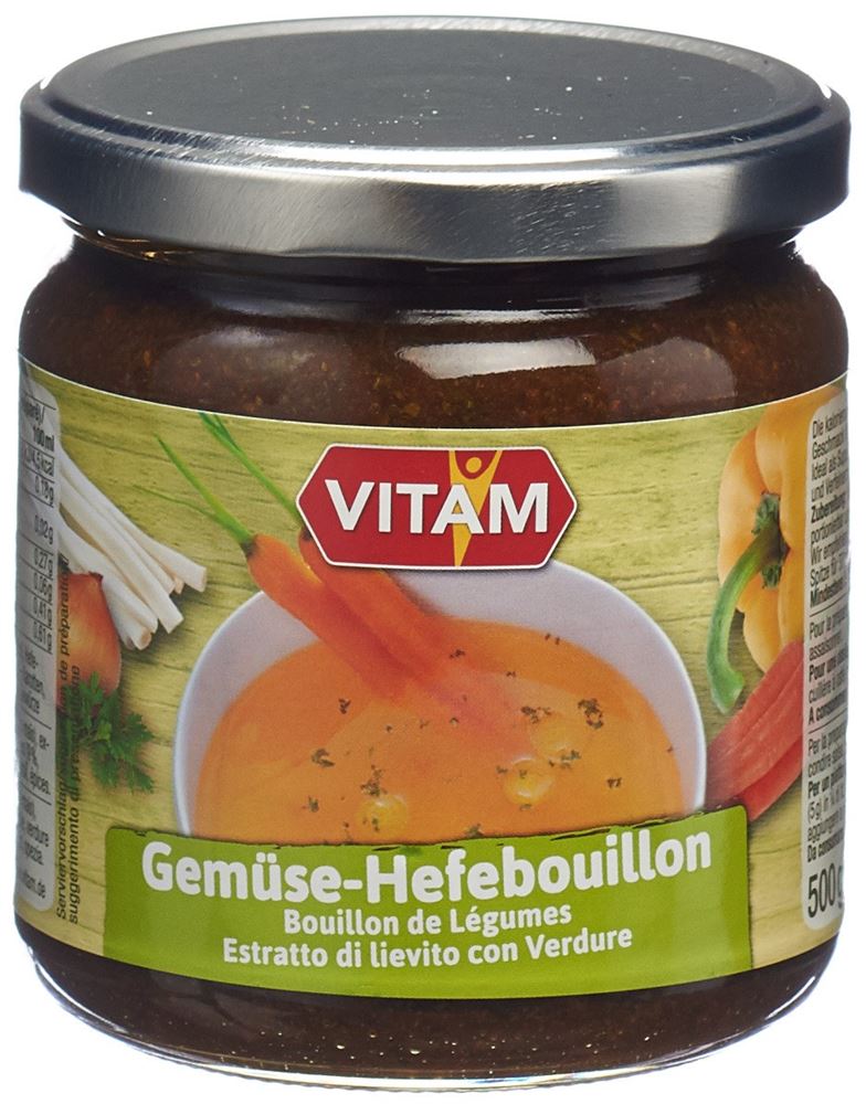 VITAM Hefebouillon Paste Gemüse gf Ds 500 g