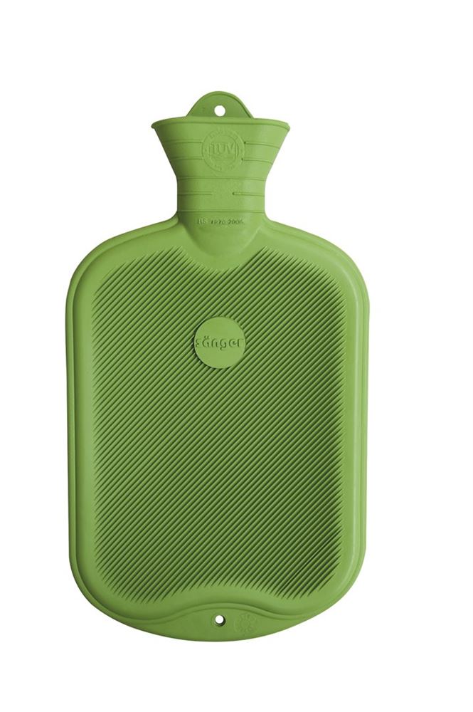 SÄNGER Wärmflasche 2l Lamelle 1seitig grün