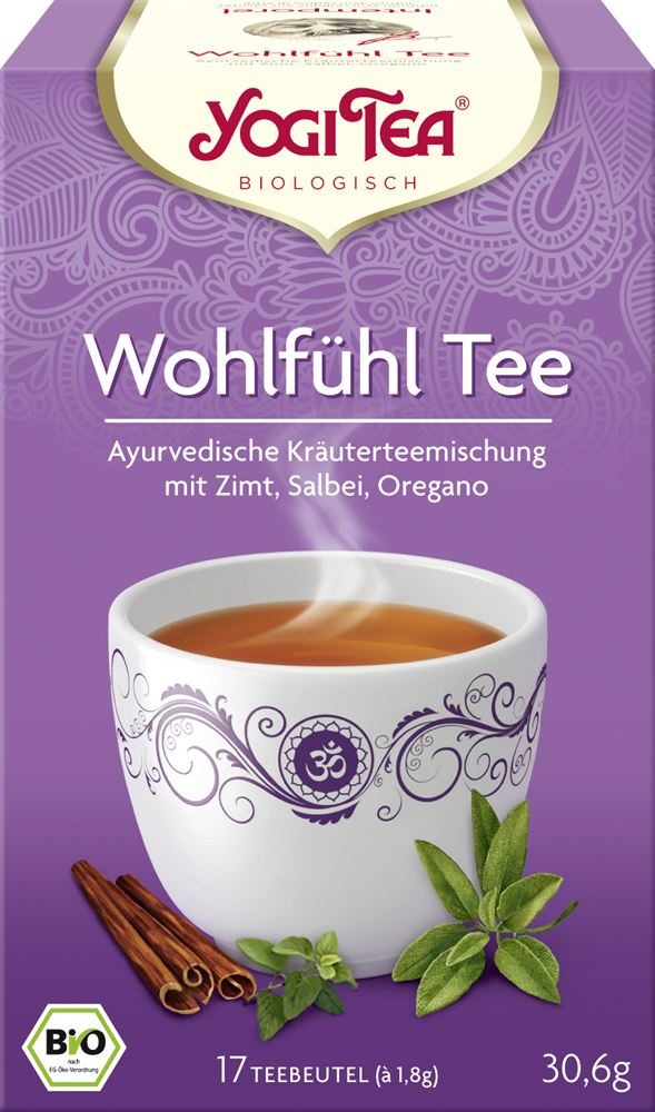 YOGI TEA Wohlfühl Tee 17 Btl 1.8 g