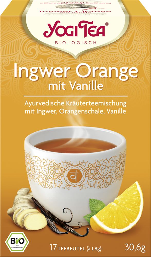 YOGI TEA Ingwer Orange MIT Vanille 17 Btl 1.8 g