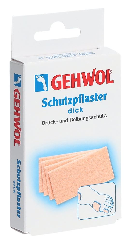 GEHWOL Schutzpflaster 90x45mm dick 4 Stk