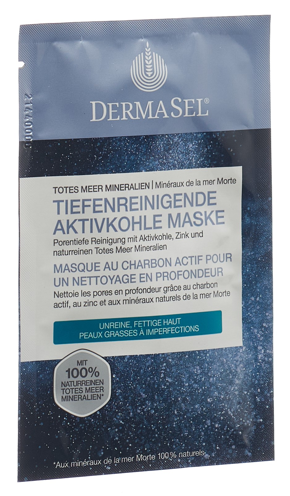 DERMASEL Maske Aktivkohle D/F Btl 12 ml
