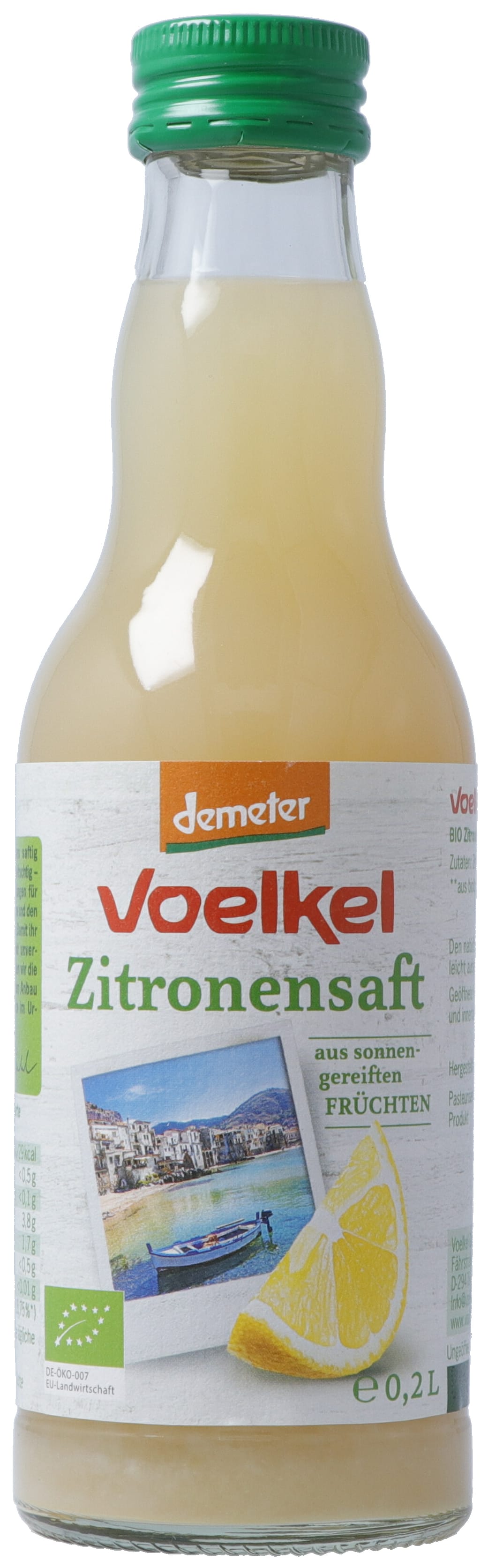 VOELKEL Zitronensaft Demeter Glasfl 200 ml