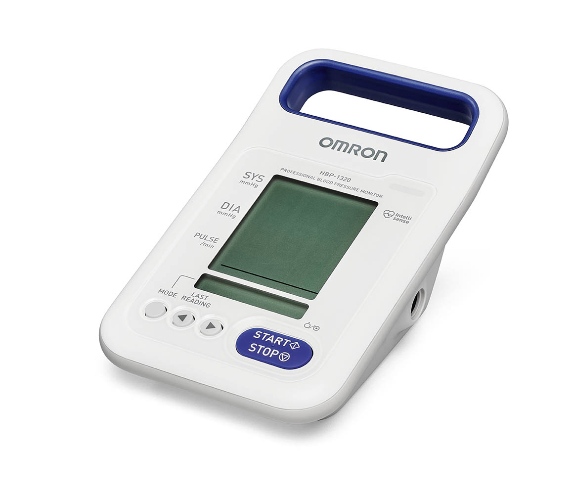 OMRON Blutdruck Oberarm HBP-1320 Netzteil/Akku/M+L