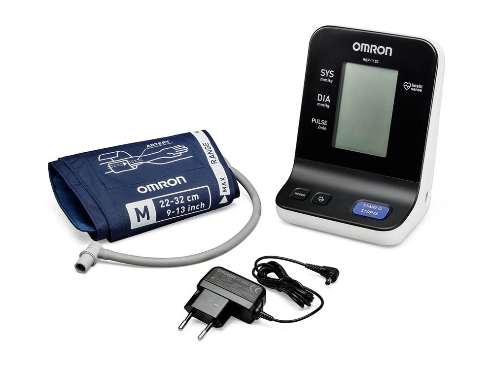 OMRON Blutdruck Oberarm HBP-1120-E Netzteil/M
