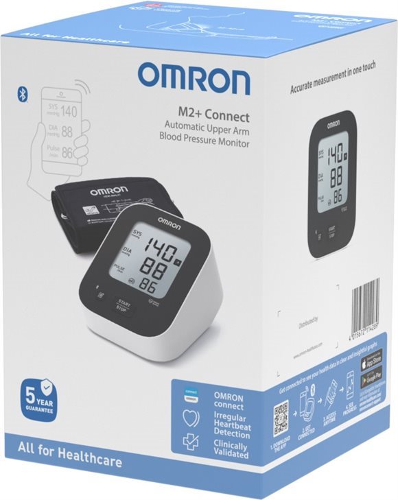 OMRON Blutdruck Oberarm M2+ Connect Gratisserv
