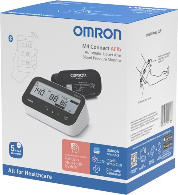 OMRON Blutdruck Oberarm M4 Connect AFib Gratisser