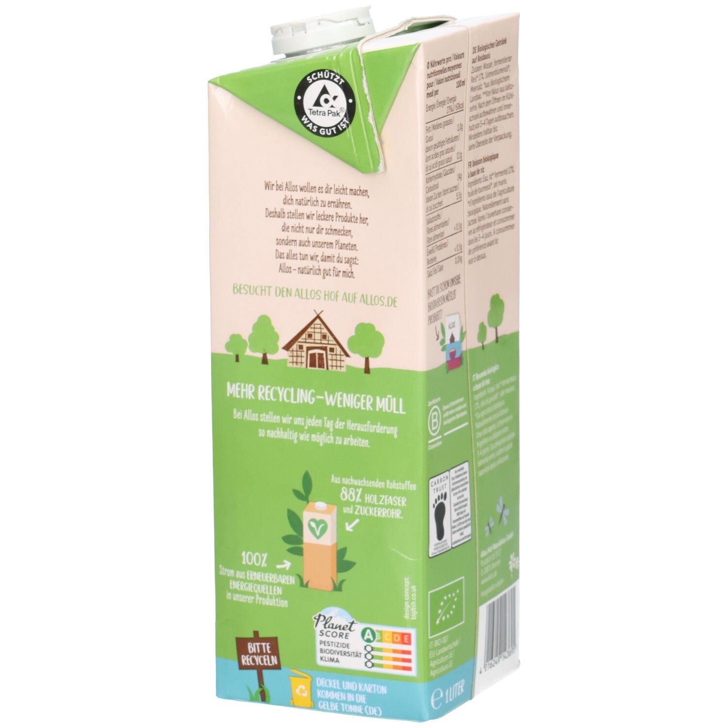 ALLOS Reis Drink Tetra 1 lt
