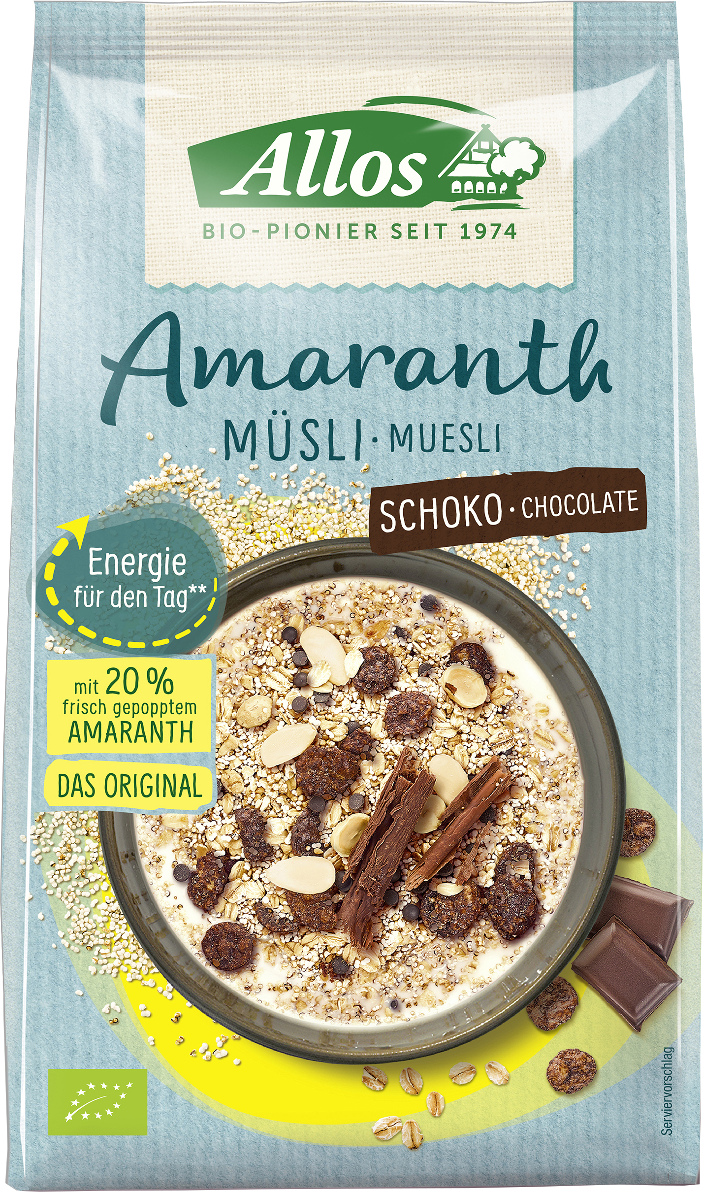 ALLOS Amaranth Müsli Schoko 375 g