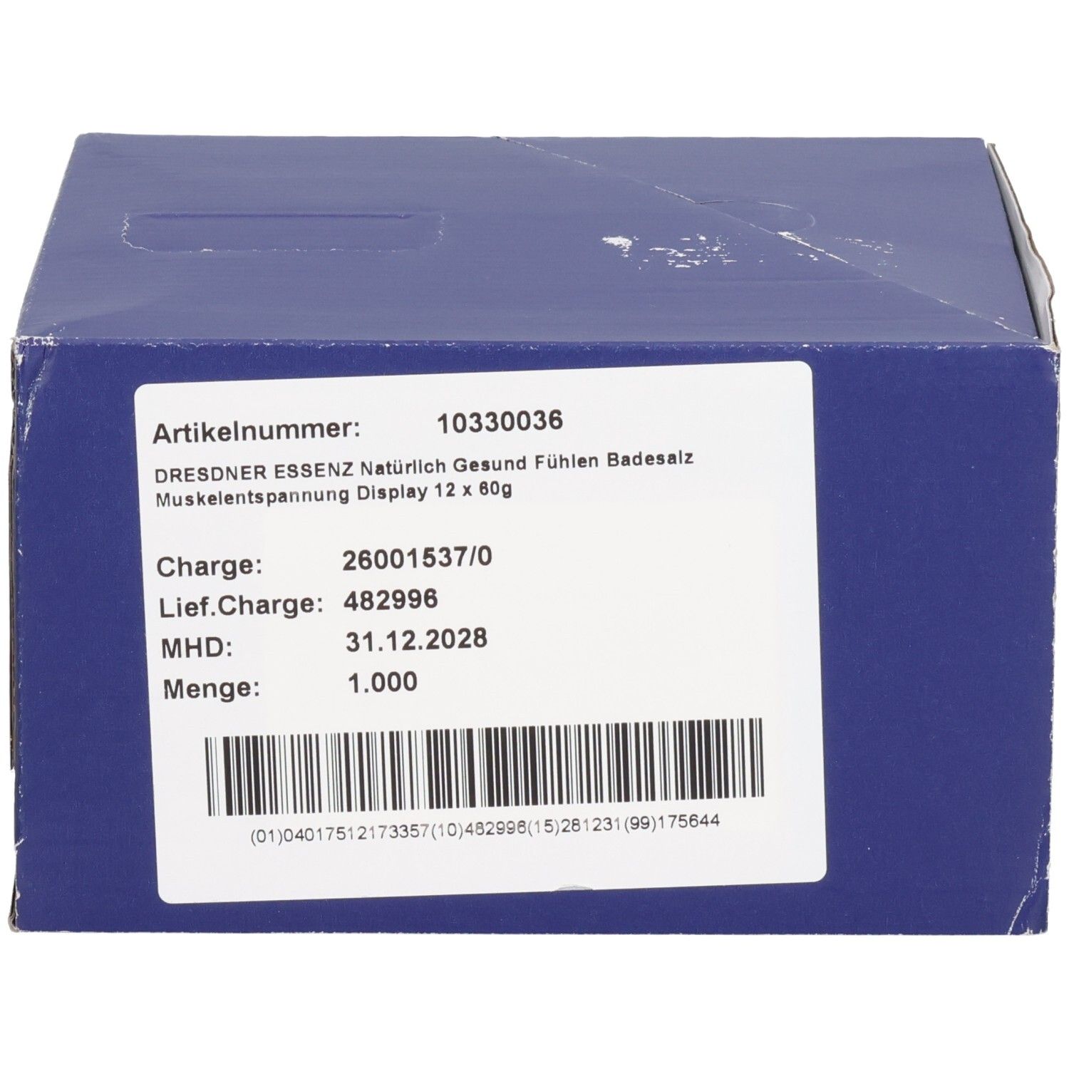 DRESDNER Badesa Muskelent Nat gesu fühl 12 x 60 g