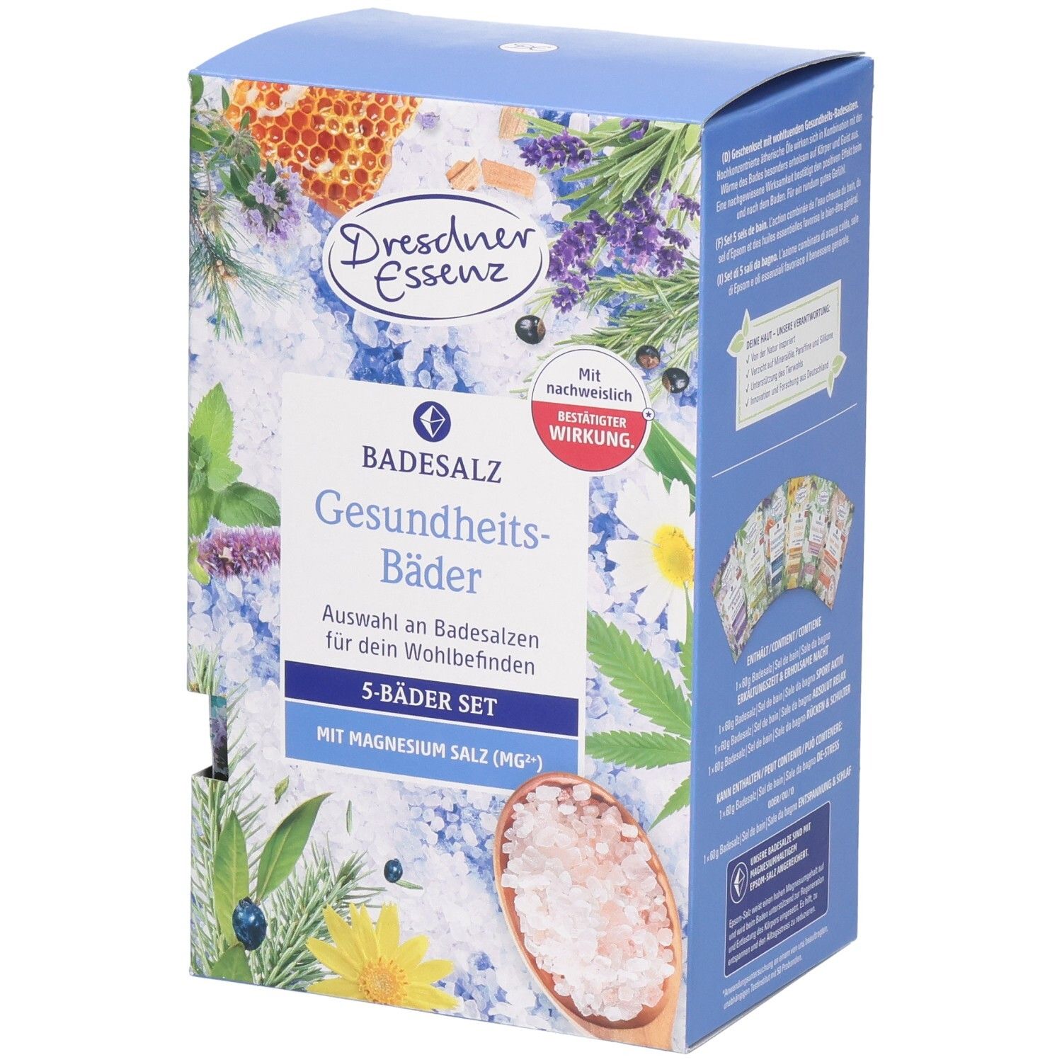 DRESDNER Set Gesundheitsbäder 5x60g