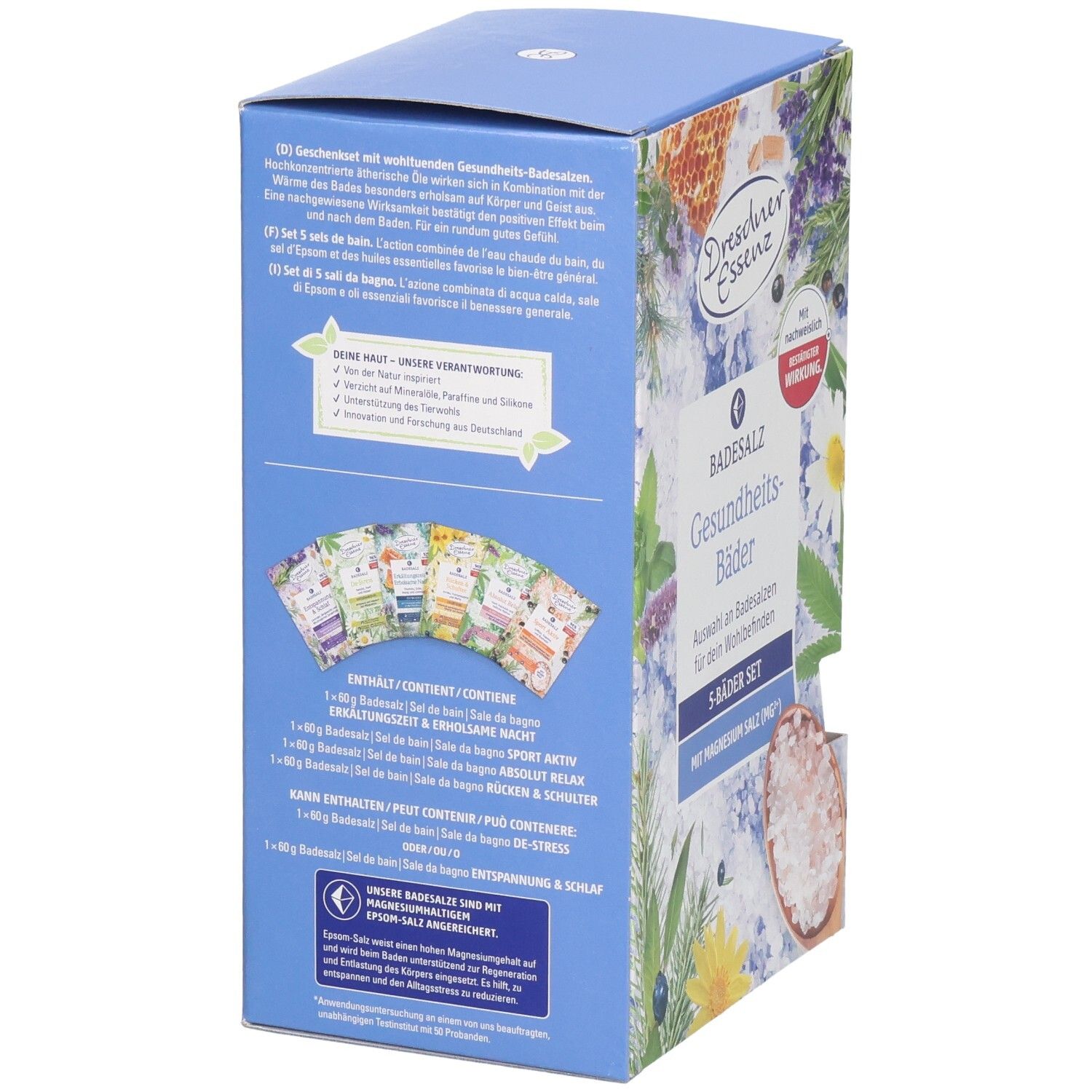 DRESDNER Set Gesundheitsbäder 5x60g