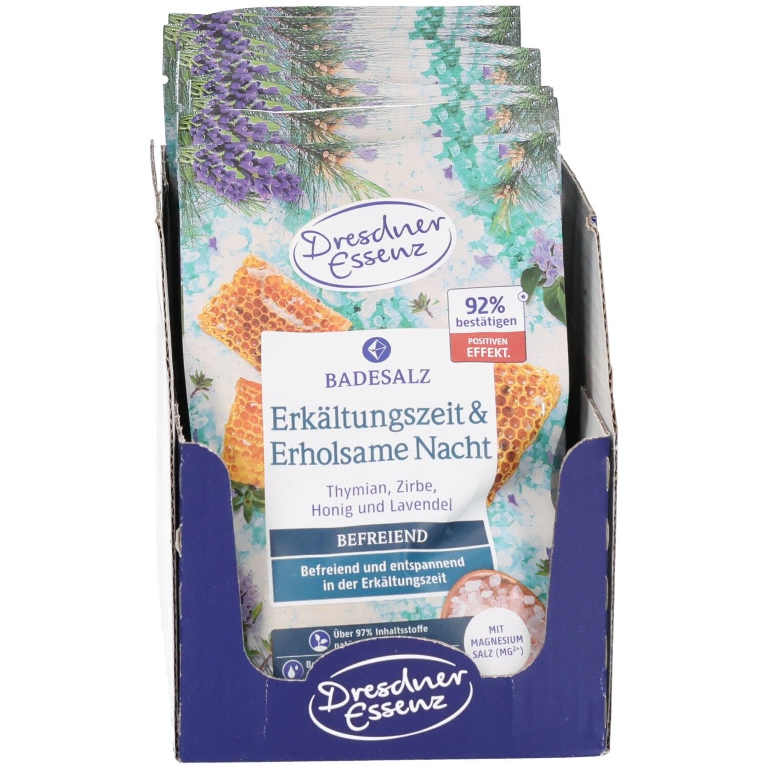 DRESDNER Badesalz Erkält Nat gesu fühl 12 x 60 g