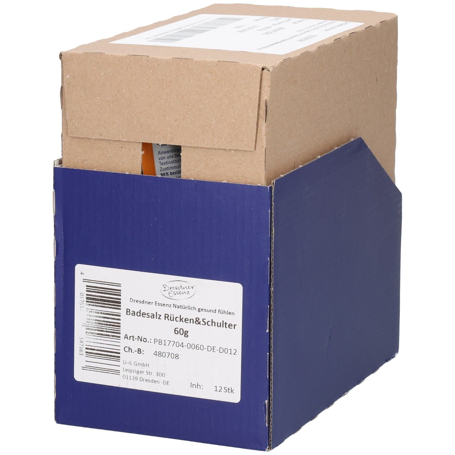 DRESDNER Badesa Rück Schul Nat gesu fühl 12 x 60 g