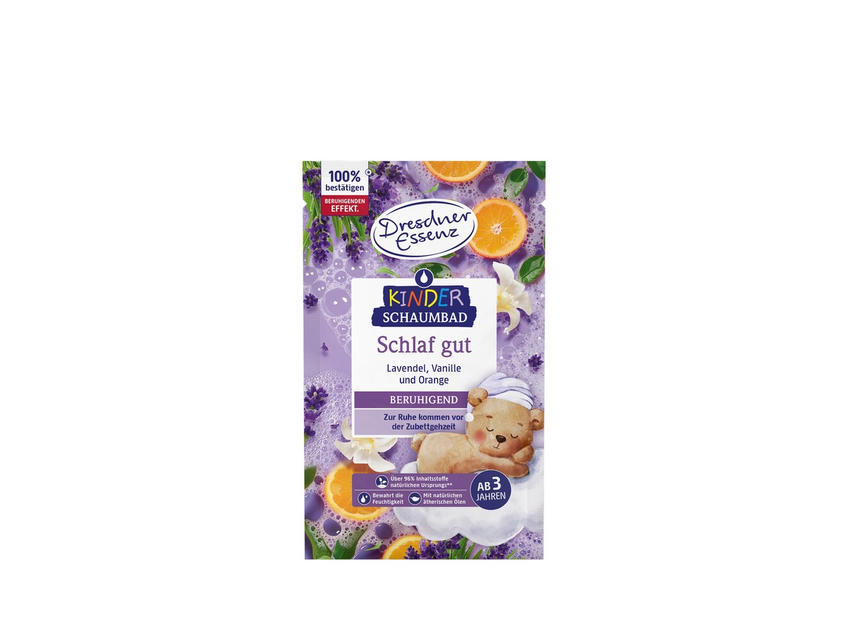 DRESDNER Schaumbad Kinder Schlaf gut 16 x 40 ml
