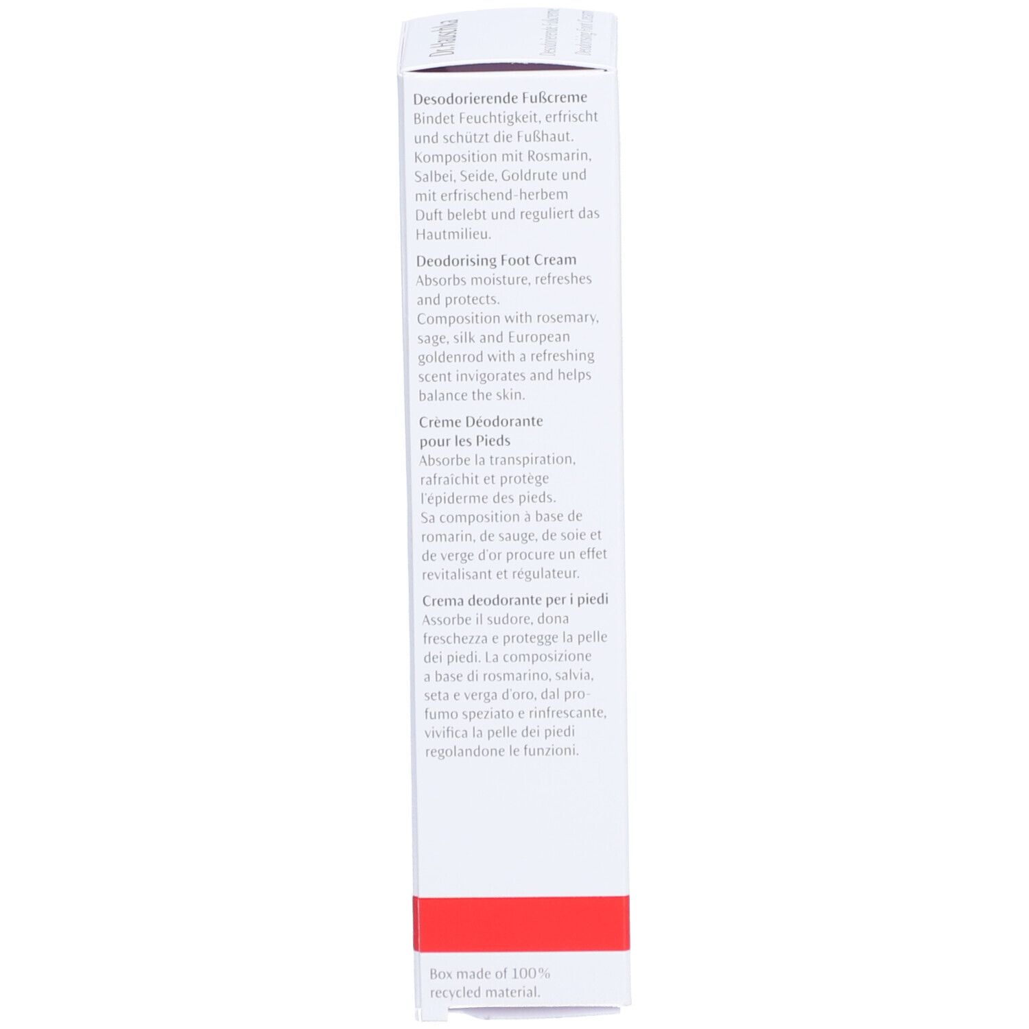 DR. HAUSCHKA Desodorierende Fusscreme 30 ml