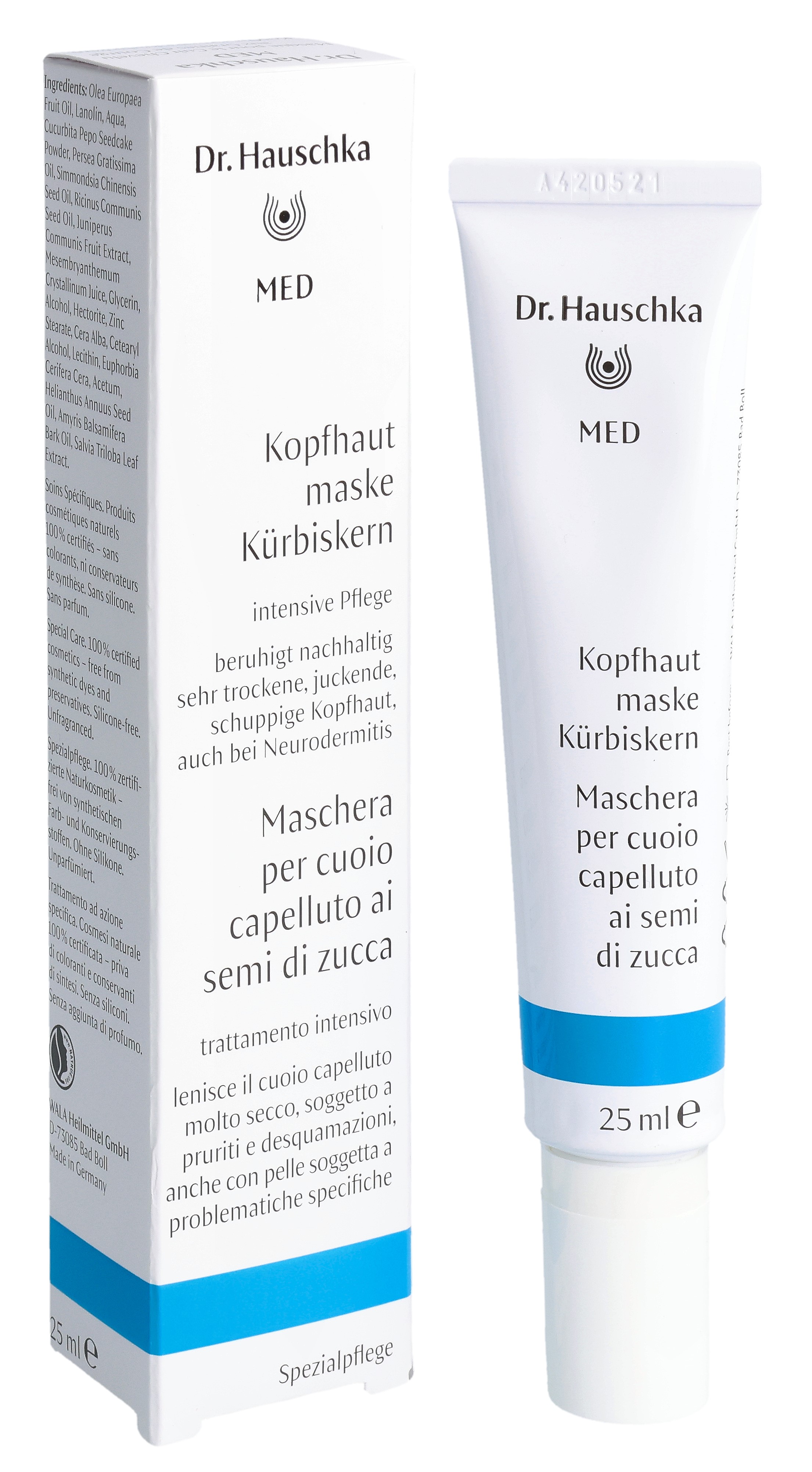 DR. HAUSCHKA MED Kopfhautmaske Kürbiskern 25 ml