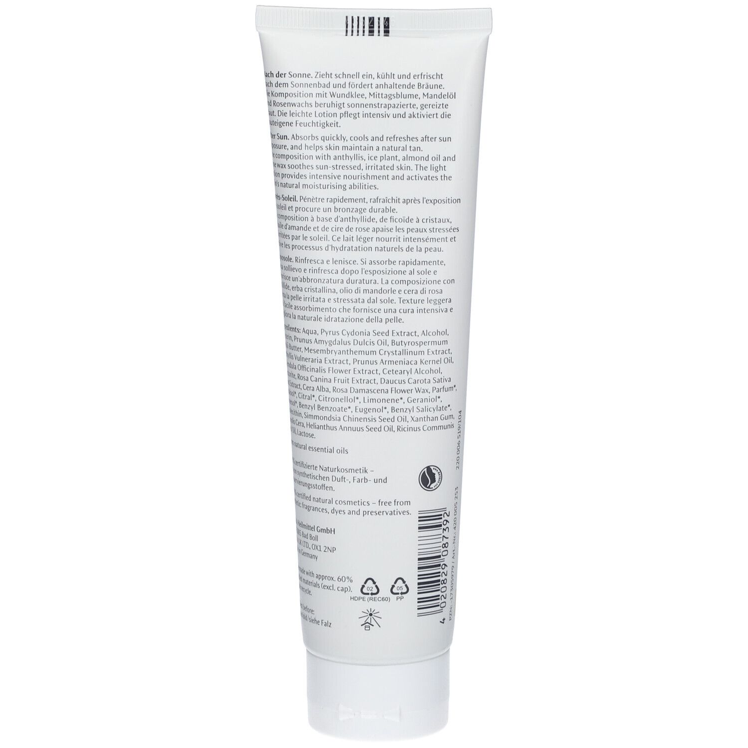 DR. HAUSCHKA Nach der Sonne Tb 150 ml