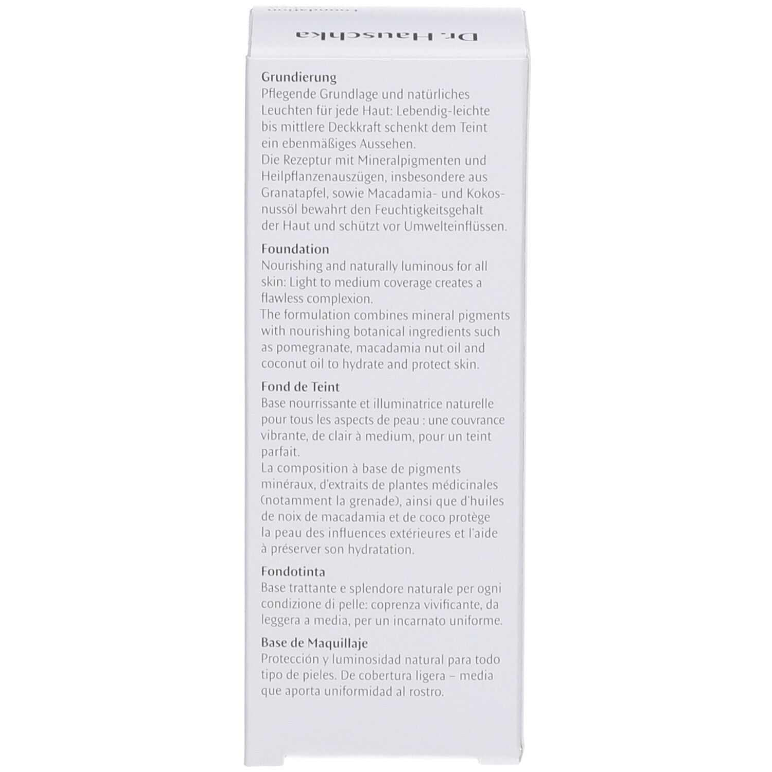 DR. HAUSCHKA Foundation 001 cashew 30 ml