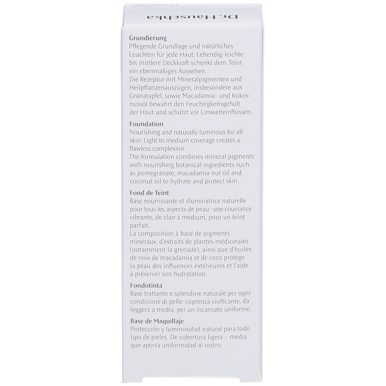 DR. HAUSCHKA Foundation 01 macadamia 30 ml